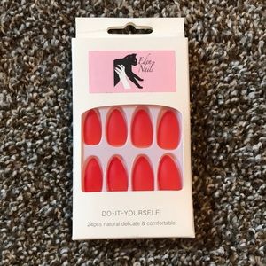 Eve in Eden Nails Press on Nails- Cherry Red